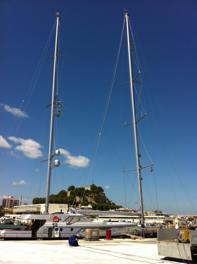 Yacht running rigging service Barcelona